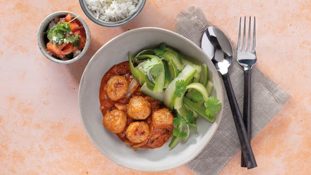 Tikka Masala med kyllingkjøttboller