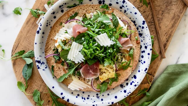 Tortillalefse med 4 oster