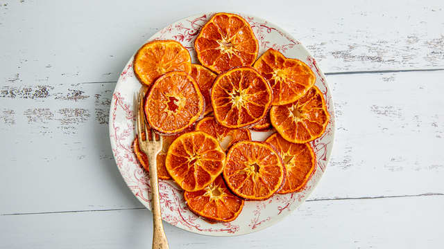 Tørkede klementinskiver