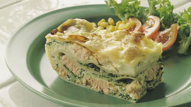 Lettvint lakselasagne