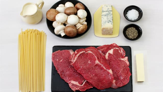 La gjerne biffen ligge fremme litt i romtemperatur.