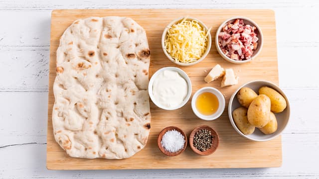 Varm ovnen til 225 grader, og gjør klar ingrediensene.