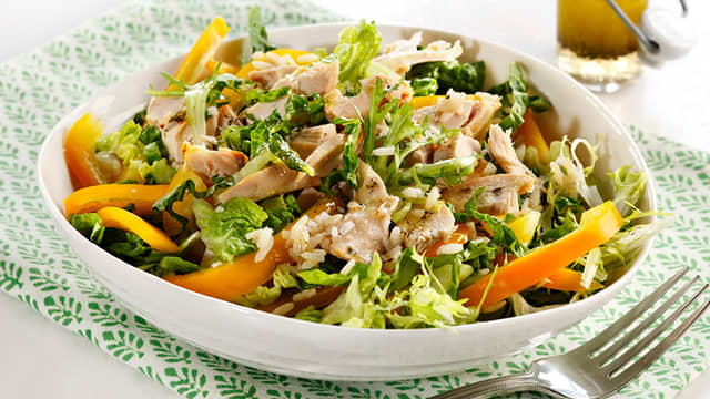 Kyllingsalat med ris