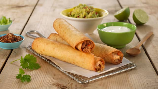 Friterte kyllingruller