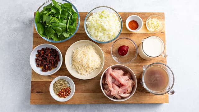 Finn frem alle ingrediensene.