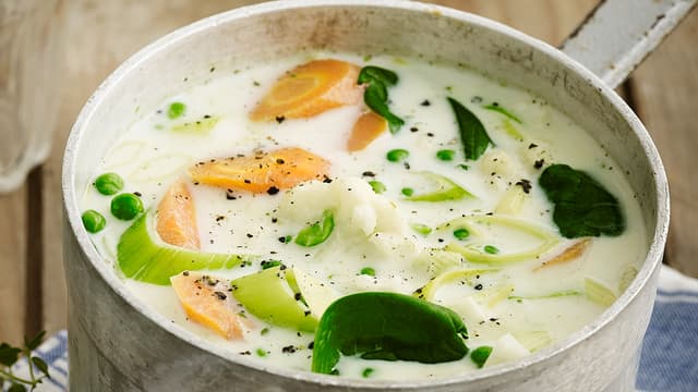 Kremet grønnsakssuppe