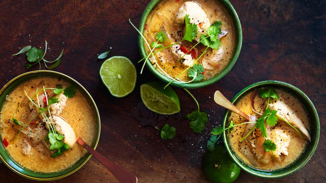 Tom Kha Gai kyllingsuppe