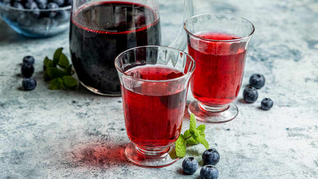 Blåbærsaft