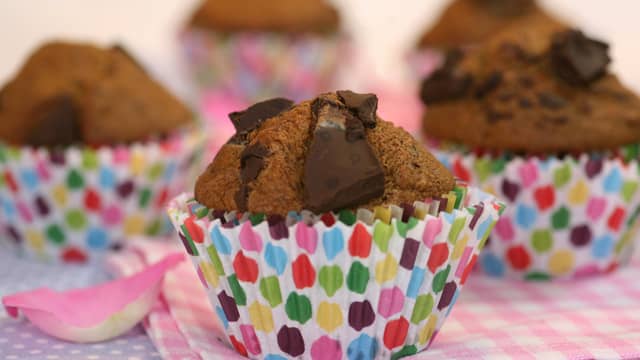 Bananmuffins med sjokolade