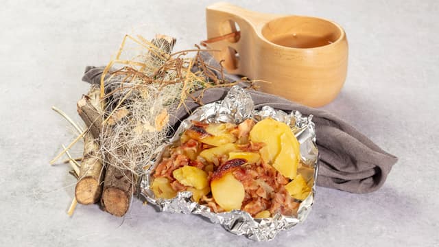 Foliebakte poteter med bacon