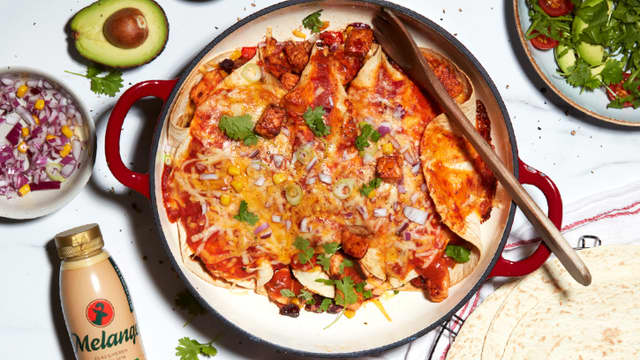 Enchiladas med laks