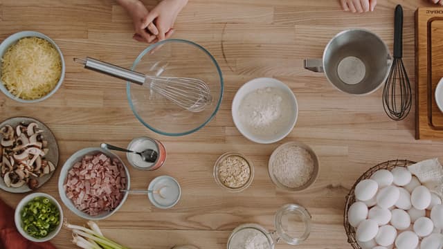 Finn frem ingrediensene.