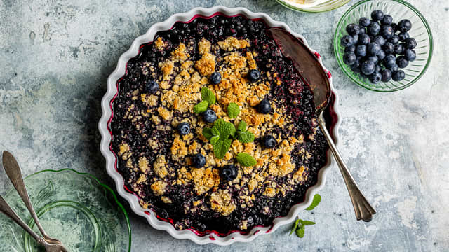 Omvendt blåbærpai