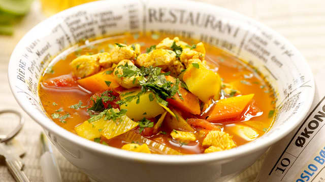 Hønsesuppe som i Provence