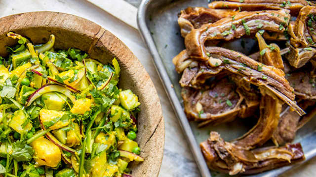 Pinnekjøtt med asiatisk vri