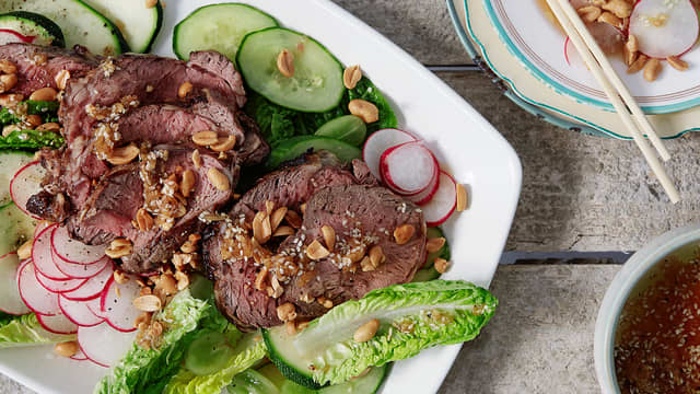 Asiatisk biffsalat