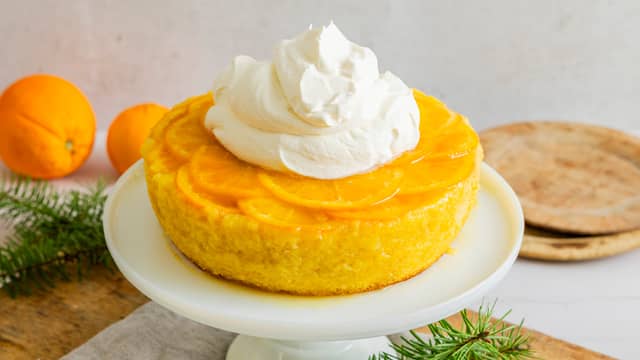 Opp-ned appelsinkake