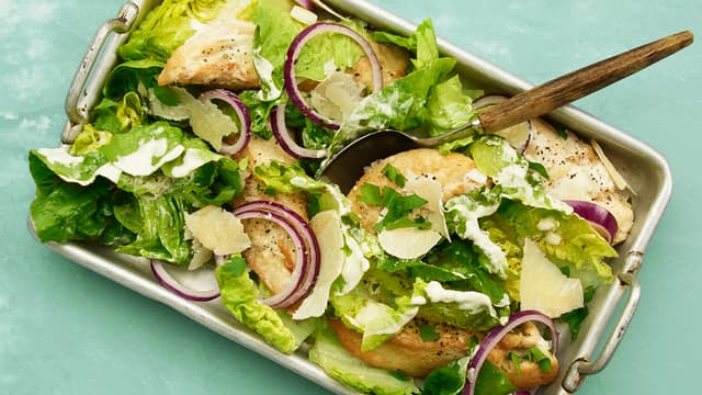 Cæsarsalat med kylling