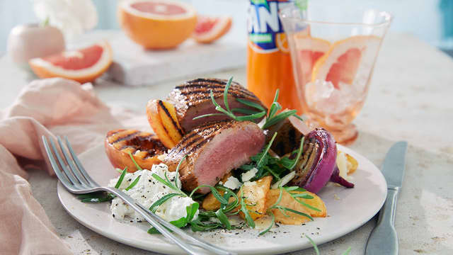 Fårefilet med fetakrem