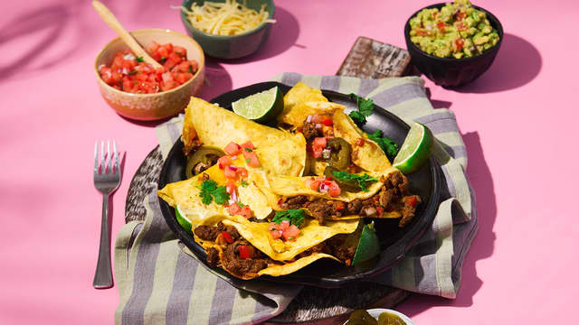 Crispy taco med guacamole og vannmelonsalsa