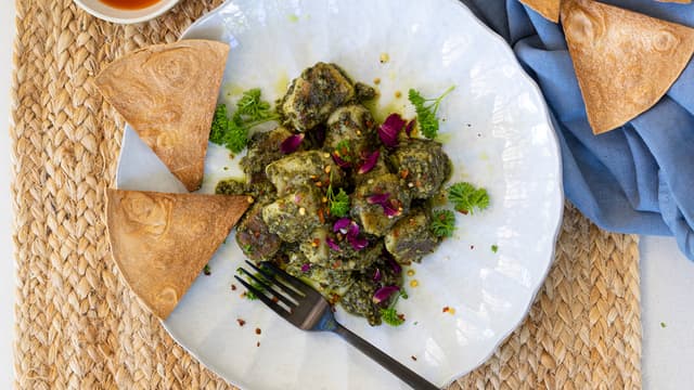 Gnocchi med urtepesto