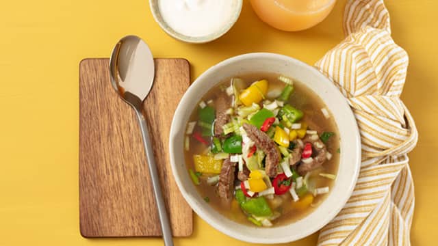 Varmende kjøttsuppe