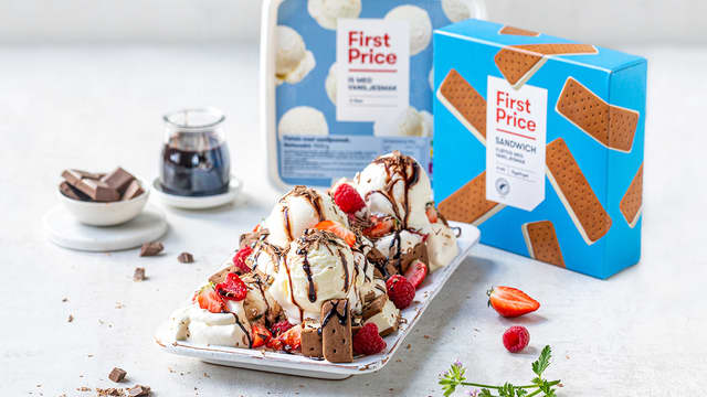 Eton mess med sjokolade og friske bær