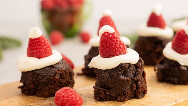 Saftige nissebrownies