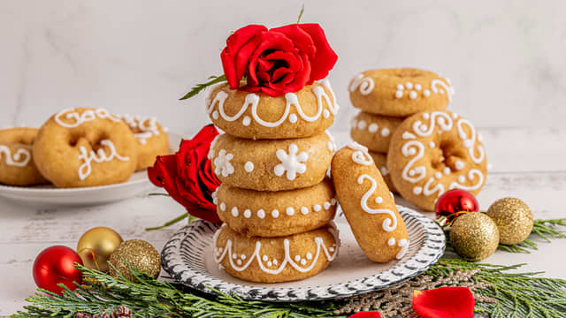 Melisglasur  til smultringer og pepperkaker