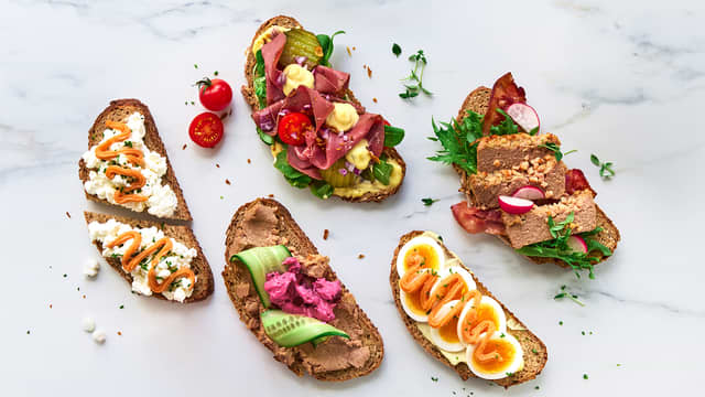 Smørbrød med Mills pålegg