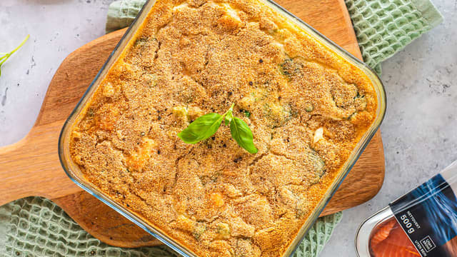 Fiskegrateng med laks