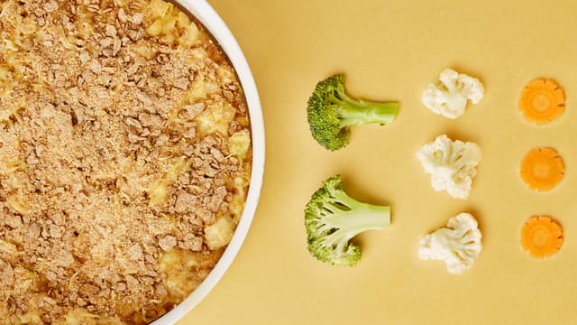 Fiskegrateng med fiskeboller