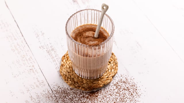 Proteinrik banansmoothie med kakao