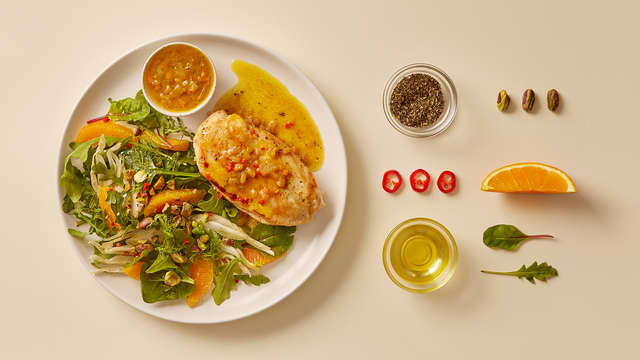 Saftig appelsinkylling