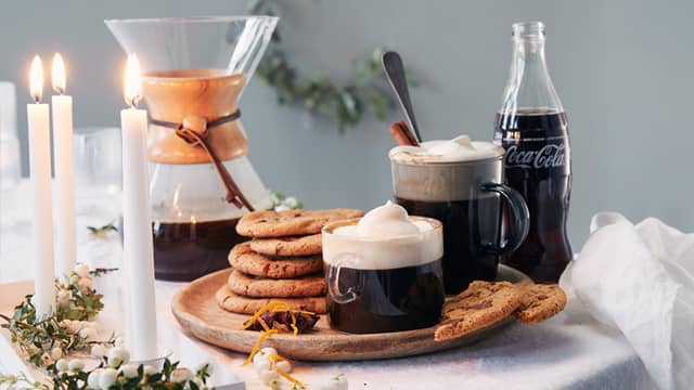 Julekaffe med pepperkakecookies