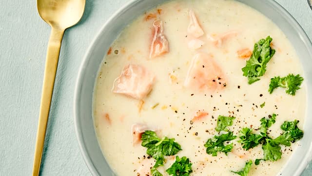 Fiskesuppe med laks