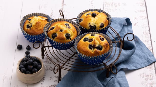 Blåbærmuffins