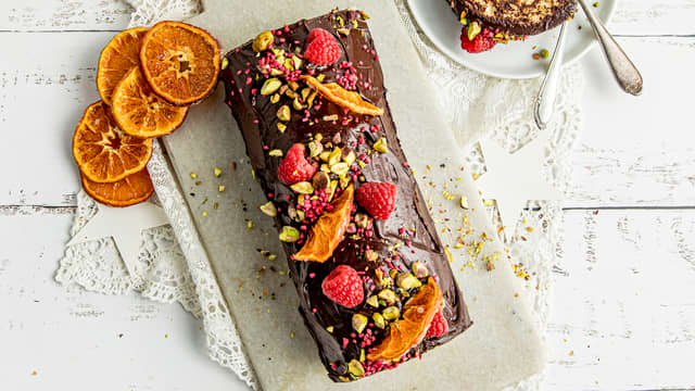 Sjokoladetrukket rullekake