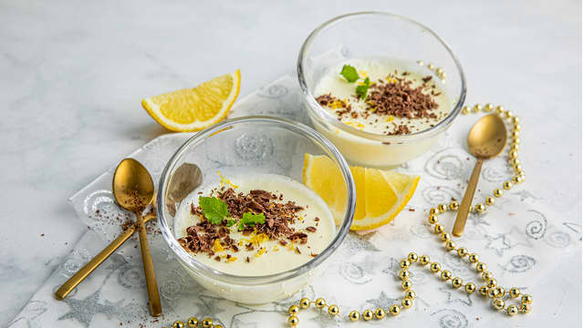 Sitronfromasj med gelé