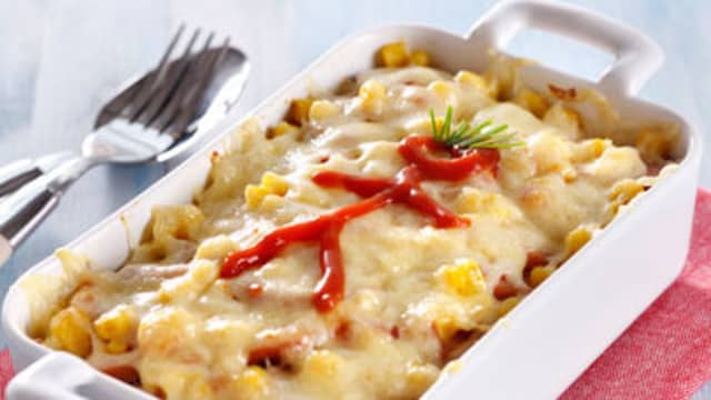 Barnevennlig pølsegryte