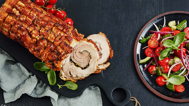 Juleribbe, italiensk stil