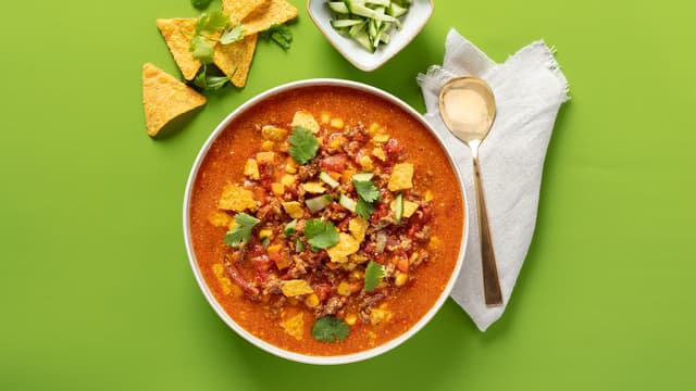 Texmexsuppe med tacorester