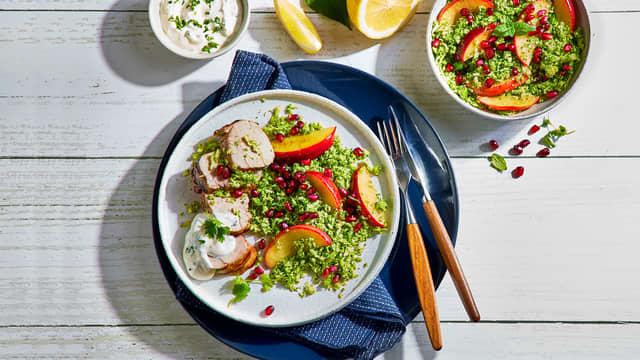 Indrefilet av svin med brokkolicouscous