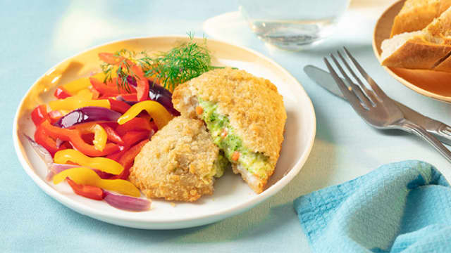 Rødspette med ovnsbakte grønnsaker