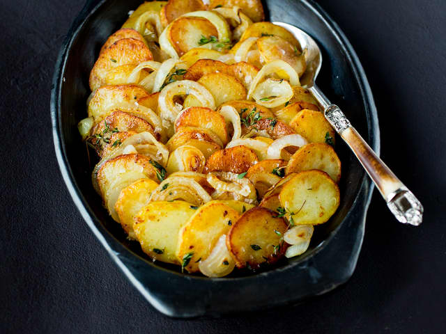 Løk- og timianpoteter