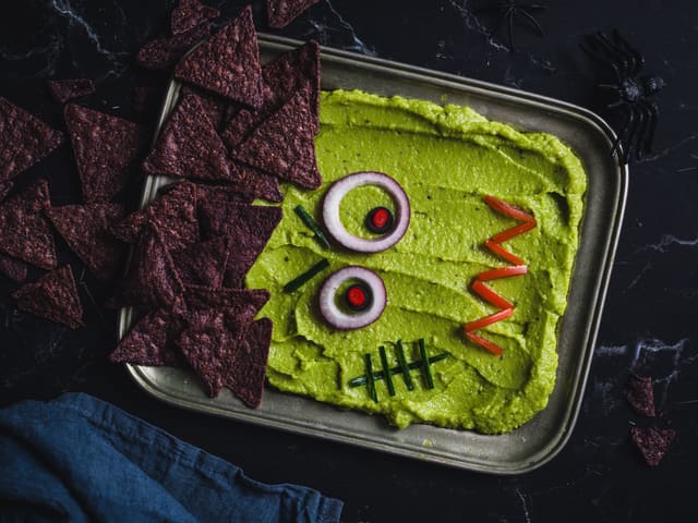 Frankenstein guacamole