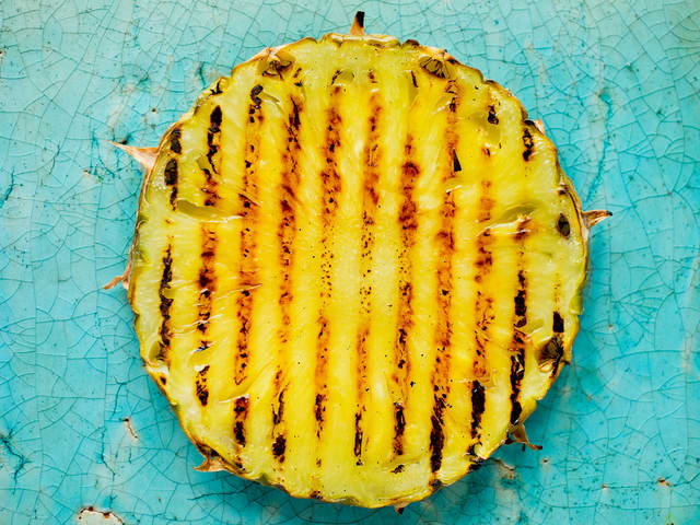 Grillet ananas