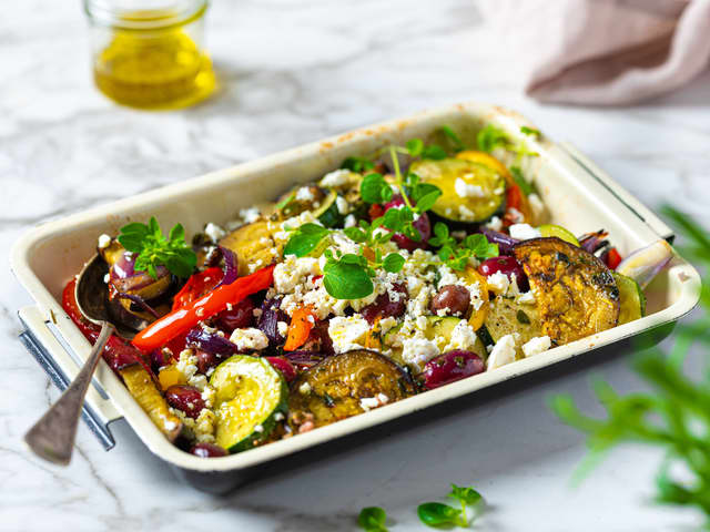 Ovnsbakte middelhavsgrønnsaker