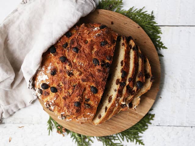 Glutenfritt julebrød med rosiner