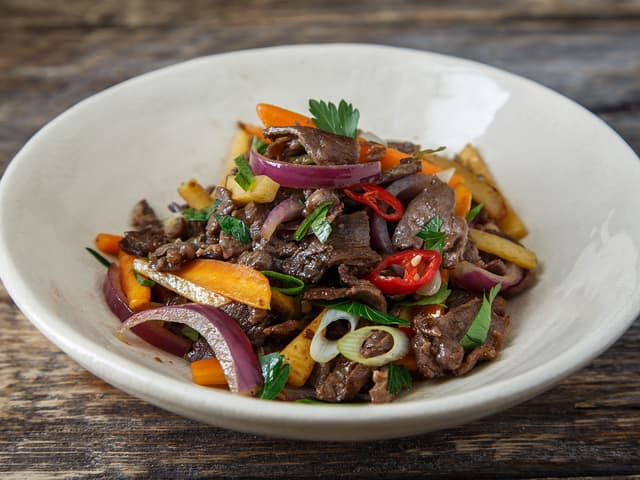 Wok med reinsdyrskav